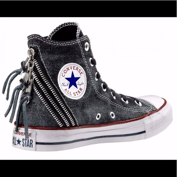 converse zipper shoes